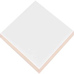 Tuile brillante blanche Hudson 6"x6" 44PC/10.66 pi²/boîte