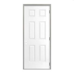 36"x80" 6-Panel Vinyl Clad Outswing Door 4-5/8"-PVC Sill