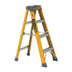 Metaltech 4' Fiberglass Step Ladder 300lb Capacity-Type 1A