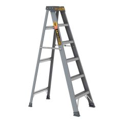 Metaltech 6' Fiberglass Step Ladder 225lb Capacity-Type 2