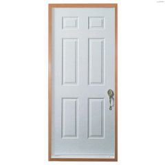 32"x80" 6-Panel Natural RH Inswing Door 4-5/8"-PVC Sill