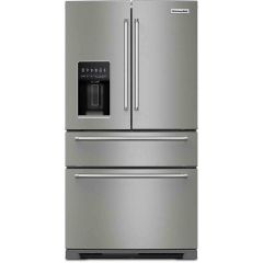 Réfrigérateur 4 portes 36" avec distributeur eau et glace