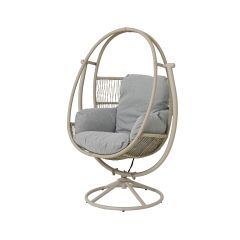 Swivel Egg Chair-Gray