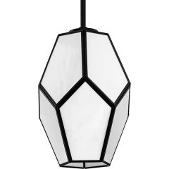 Latham Matte Black Pendant Light