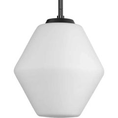 Copeland Matte Black Mid-Century Modern Pendant Light