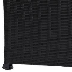 Cushion Storage Box Black-160 x 80cm