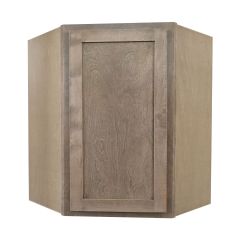 24" Diagonal Wall Cabinet Natural