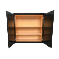 30" x 30" Wall Cabinet Black