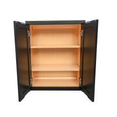 24" x 30" Wall Cabinet Black