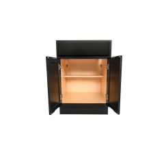 24" Base Cabinet Black