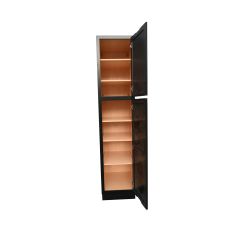 84" Pantry Black