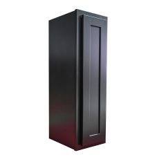 9" x 30" Wall Cabinet Black