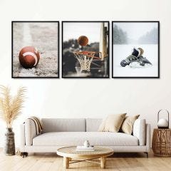 Ensemble Art Sportif avec Cadres Noirs