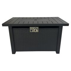 43" Rectangular Fire Pit Table