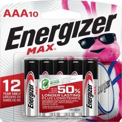 Piles AAA Energizer Max-10/pqt
