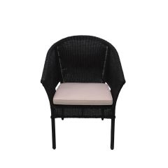 Gables Chair with Cushion-Black