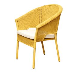 Gables Chair with Cushion-Mustard