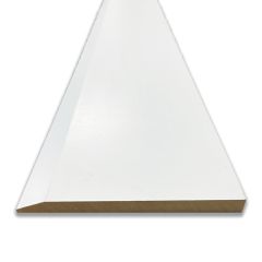 MDF Primed Bevel Baseboard 1/2" x 5-1/4" x 14'