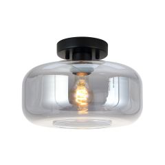 Smoky Glass Ceiling Lamp