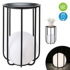 Support de Plante avec Boule Lumineuse USB