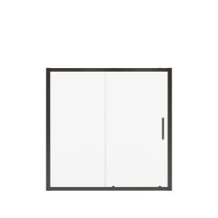 Connect 55-1/2"-57x57" 6mm Sliding Tub Door Matte Black