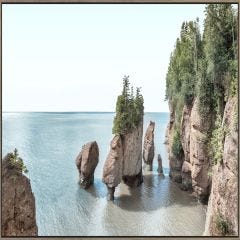 Bay of Fundy Framed Print 24" x 48"