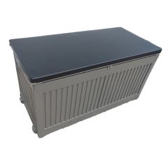 Coffre de rangement gris 71 gallons