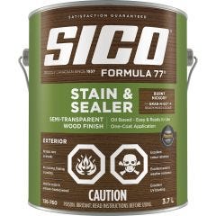 Formula77 Semi-Transparent Stain & Seal Burnt Hickory 3.78L