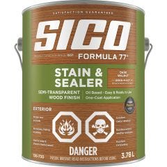 Formula77 Semi-Transparent Stain & Seal Dark Walnut 3.78L