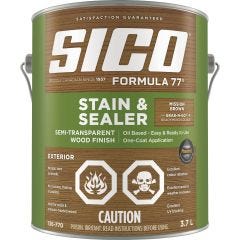 Formula77 Semi-Transparent Stain & Seal Mission Brown 3.78L