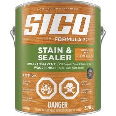 Formula77 Semi-Transparent Stain & Seal Natural Cedar 3.78L