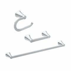Kit quincaillerie bain Mikah Chrome