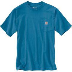 Loose Fit Short-Sleeve Pocket T-Shirt-Horizon Blue Small
