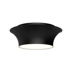 Emiko 12" Flush Mount-Matte Black