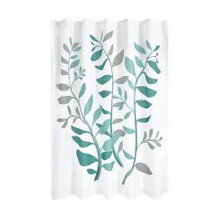 72" x 72" Laurel Gray/Blue Shower Curtain