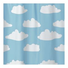 72" x 72" Cloud Blue Shower Curtain