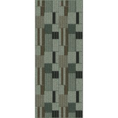 2' x 5' Bricks Coquille Grise Decorative Mat