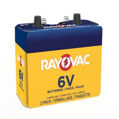 Rayovac Heavy-Duty 6V Zinc-Carbon Lanternx2 Spring Battery
