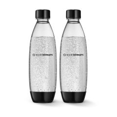 Sodastream Twin Pack Black Fuse Dishwasher Safe 1L