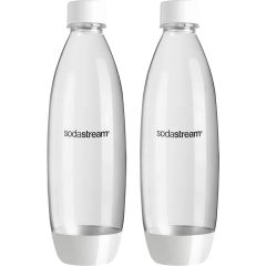 Sodastream Twinpack White Fuse Dishwasher Safe 1L