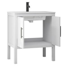 30" Barcelona Vanity - White