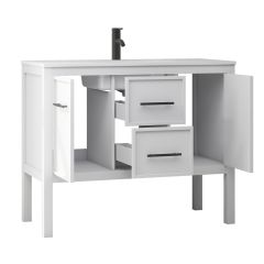 42" Barcelona Vanity - White