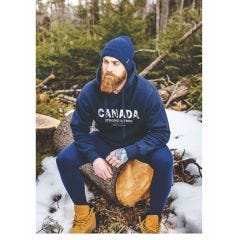 Oxford Navy Fleece Hoody