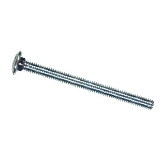 1/2" x 2" Zinc Plated Carriage Bolt