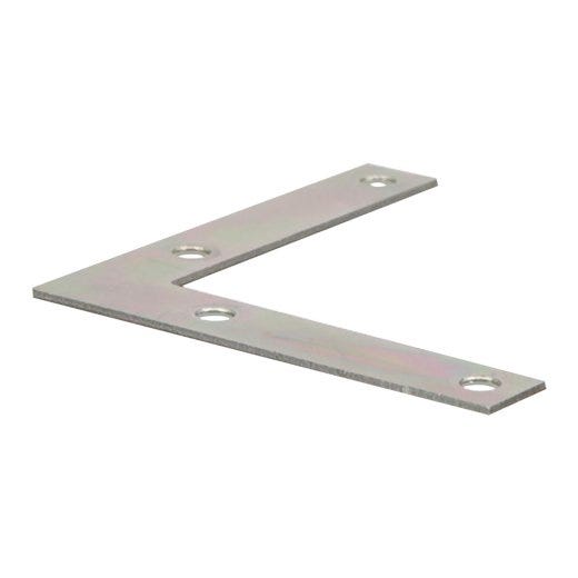 6" x 1" Zinc Plated Iron Flat Corner Brace