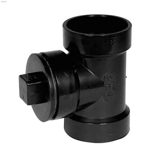 Regard de nettoyage et Bouchon de 4" x 3" x 4" en ABS
