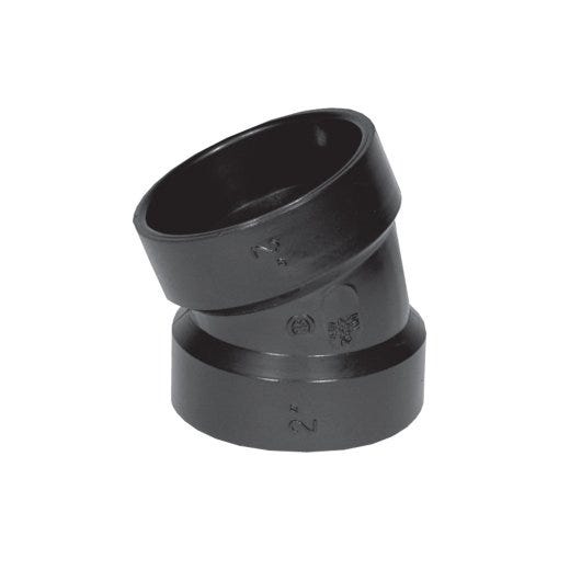 1-1/4" ABS 22.5 deg Pipe Elbow