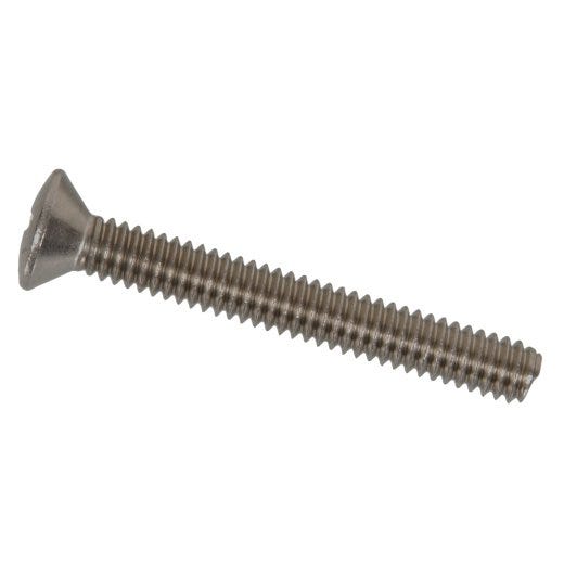 M4 x 0.7 x 20 mm Zinc Oval Head Machine Screw-2/Pack