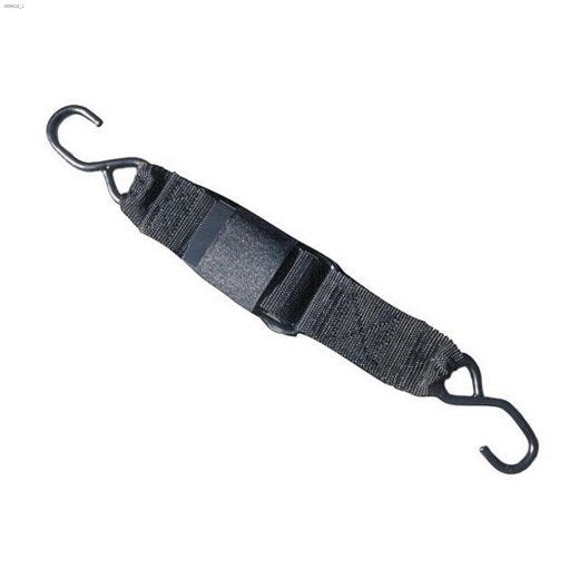 4' x 2\" Black In Board\/Out Board Transom Tie-Down-2\/Pack