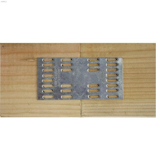 4\" x 2\" Galvanized Steel Mending Plate